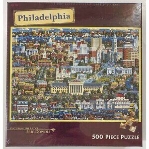 Master Pieces Philadelphia 500 Piece 19" x 13" Puzzle - BRAND NEW / SEALED